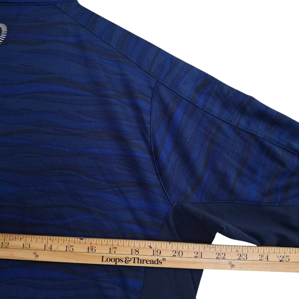 Zero Restriction Performance Jacket Men Small Blue Wave Z-Tech Pelican Lake Golf
